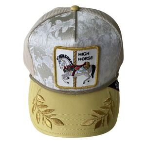 Goorin Bros High Horse Trucker Hat Carousel Stone Altus Equo Limited Edition NWT